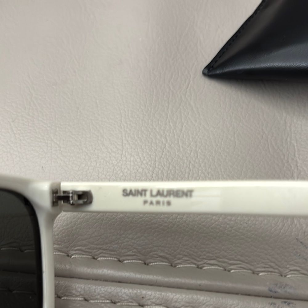 Saint Laurent White Sunglasses - Picture 5 of 7